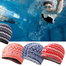 Load image into Gallery viewer, Comfortable Cloth Swimming Cap for Men and Women