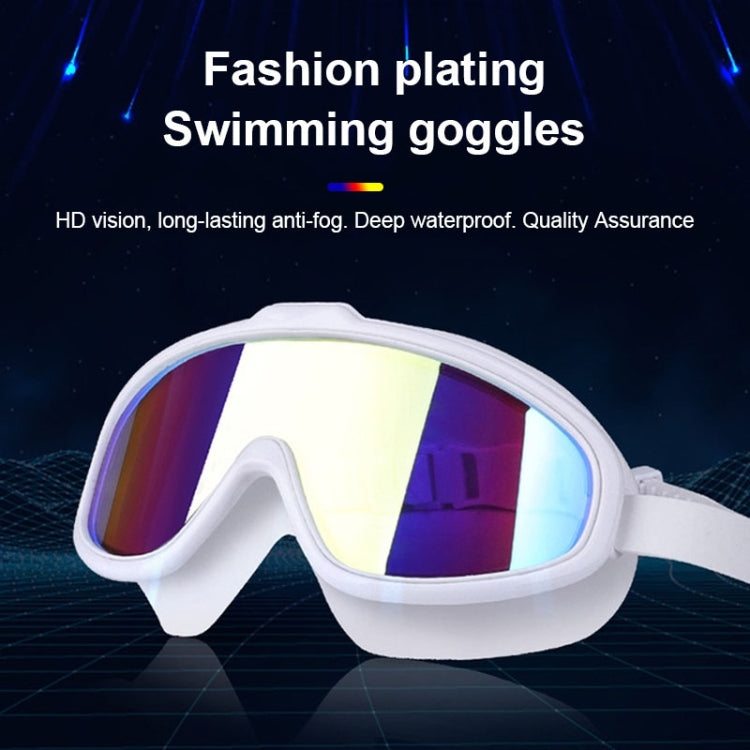 Liquid Silicone Swimming Equipment HD Anti-fog Comfortable Electroplated Swimming Goggles