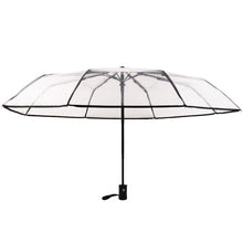 Load image into Gallery viewer, Creative Transparent Folding Umbrella 8 Bones Automatic Umbrella