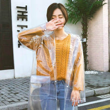 Load image into Gallery viewer, Stylish Portable Outdoor Transparent EVA Raincoat, M, L, XL
