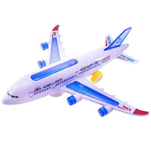 Load image into Gallery viewer, Model Airplane Toys Electric Flash Music Plane Kids Toy DIY Aircraft Gift
