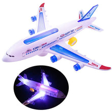 Load image into Gallery viewer, Model Airplane Toys Electric Flash Music Plane Kids Toy DIY Aircraft Gift
