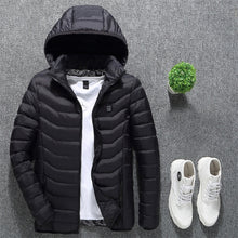 Load image into Gallery viewer, Winter Smart Electric Heating Hooded Jacket, M, L, XL, XXXL, XXXXL