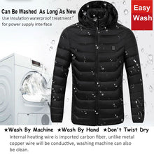 Load image into Gallery viewer, Winter Smart Electric Heating Hooded Jacket, M, L, XL, XXXL, XXXXL
