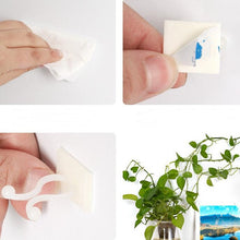 Load image into Gallery viewer, 10 PCS Lulu Climbing Wall Fixer Vine Climbing Wall Sticking Hook, 10pcs Small (White), 10pcs Medium (White), 10pcs Large (White)