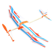 Load image into Gallery viewer, DIY Assemble Rubber Powered Model Plane Glider Aircraft Toy Educational Toys, Random Style Delivery