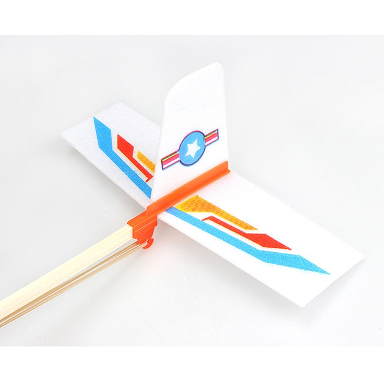 DIY Assemble Rubber Powered Model Plane Glider Aircraft Toy Educational Toys, Random Style Delivery
