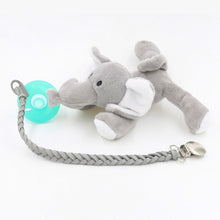 Load image into Gallery viewer, 3 PCS Baby Pacifier Chain Leather Woven Anti-off Chain
