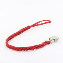 Load image into Gallery viewer, 3 PCS Baby Pacifier Chain Leather Woven Anti-off Chain