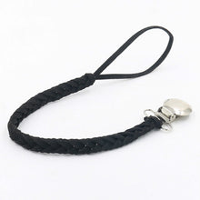 Load image into Gallery viewer, 3 PCS Baby Pacifier Chain Leather Woven Anti-off Chain