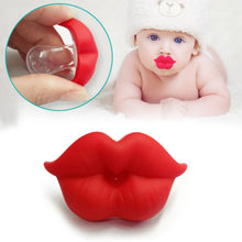 Load image into Gallery viewer, 3 PCS Newborn Pacifier Red Lips Dummy Pacifiers Funny Silicone Baby Nipples Teether Soothers Pacifier
