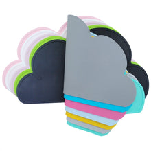 Load image into Gallery viewer, Children Cloud Silicone Placemat Waterproof Environmental Protection Student Table Mat, White, Black, Yellow, Blue, Green, Light Pink, Dark Gray, Light Blue, Light Green, Light Gray, Dark  Pink