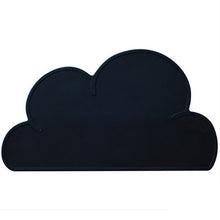 Load image into Gallery viewer, Children Cloud Silicone Placemat Waterproof Environmental Protection Student Table Mat, White, Black, Yellow, Blue, Green, Light Pink, Dark Gray, Light Blue, Light Green, Light Gray, Dark  Pink