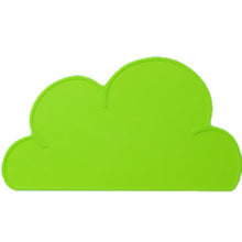 Load image into Gallery viewer, Children Cloud Silicone Placemat Waterproof Environmental Protection Student Table Mat, White, Black, Yellow, Blue, Green, Light Pink, Dark Gray, Light Blue, Light Green, Light Gray, Dark  Pink
