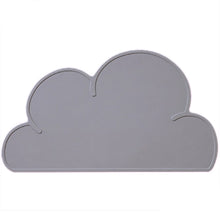 Load image into Gallery viewer, Children Cloud Silicone Placemat Waterproof Environmental Protection Student Table Mat, White, Black, Yellow, Blue, Green, Light Pink, Dark Gray, Light Blue, Light Green, Light Gray, Dark  Pink
