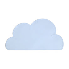 Load image into Gallery viewer, Children Cloud Silicone Placemat Waterproof Environmental Protection Student Table Mat, White, Black, Yellow, Blue, Green, Light Pink, Dark Gray, Light Blue, Light Green, Light Gray, Dark  Pink