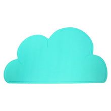 Load image into Gallery viewer, Children Cloud Silicone Placemat Waterproof Environmental Protection Student Table Mat, White, Black, Yellow, Blue, Green, Light Pink, Dark Gray, Light Blue, Light Green, Light Gray, Dark  Pink