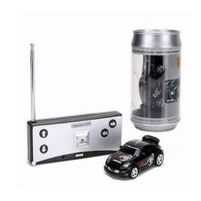 Load image into Gallery viewer, Coke Can Mini RC Car Radio Remote Control Micro Racing Car, Green+White, Black, Green, Red, Blue, Yellow, Gold, Black+Orange