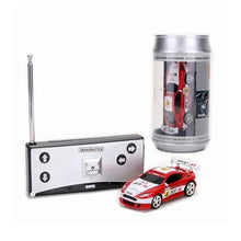 Load image into Gallery viewer, Coke Can Mini RC Car Radio Remote Control Micro Racing Car, Green+White, Black, Green, Red, Blue, Yellow, Gold, Black+Orange