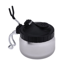 Load image into Gallery viewer, Multi-function Airbrush Cleaning Pot Model Air Pump Spray Paint Coloring Tool Waste Collection Bottle Pen Holder, 304ml Air Pump Spray Paint Bottle
