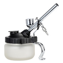 Load image into Gallery viewer, Multi-function Airbrush Cleaning Pot Model Air Pump Spray Paint Coloring Tool Waste Collection Bottle Pen Holder, 304ml Air Pump Spray Paint Bottle