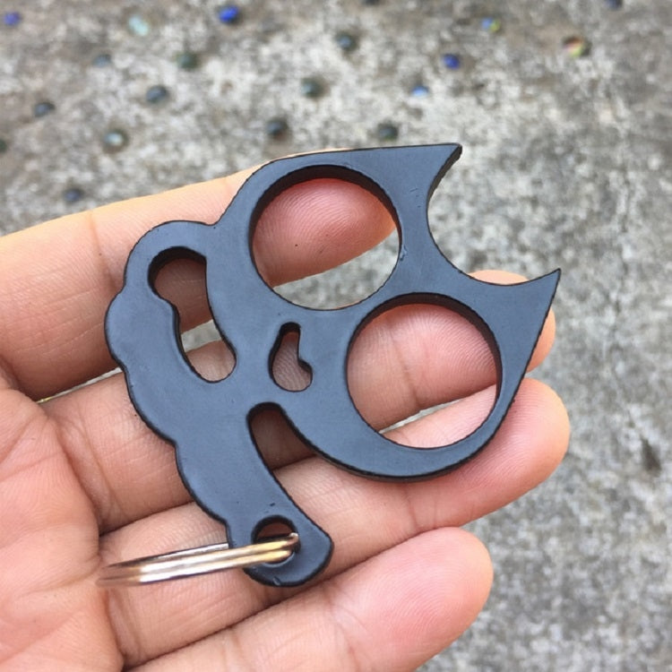 5 PCS Kitty Outdoor Metal Self-defense Keychain Outdoor Self-defense Window Breaking Tool, Cat Shape(Gold), Cat Shape(Silver), Cat Shape(Black)