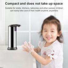 Load image into Gallery viewer, 250ML Stainless Steel Automatic Soap Dispenser Infrared Sensor Soap Dispenser, 250ML