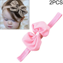 Load image into Gallery viewer, 2 PCS Baby Headband Ribbon Chiffon Bow Children Hair Band Headwear