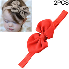 Load image into Gallery viewer, 2 PCS Baby Headband Ribbon Chiffon Bow Children Hair Band Headwear