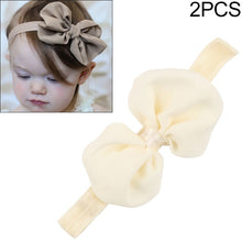 Load image into Gallery viewer, 2 PCS Baby Headband Ribbon Chiffon Bow Children Hair Band Headwear
