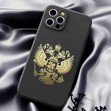 Load image into Gallery viewer, 10 PCS PITREW Coat of Arms of Russia Emblem Nickel Metal Car Stickers Decals(Gold), Russia Emblem Gold