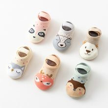 Load image into Gallery viewer, Baby Socks Newborn Cartoon Terry Cotton Children Autumn Winter Non-slip Socks