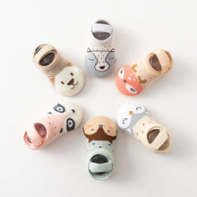 Load image into Gallery viewer, Baby Socks Newborn Cartoon Terry Cotton Children Autumn Winter Non-slip Socks