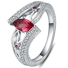 Load image into Gallery viewer, 925 Sterling Silver Finger Rings Women Vintage Engagment Zircon Jewelry, 10, 8, 9, 6, 7