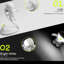 Load image into Gallery viewer, Cool New Astronaut Spaceman USB LED Adjustable Lamp Desk Night Light for Computer PC