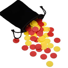 Load image into Gallery viewer, 100 PCS Transparent Plastic Casino Poker Chips Bingo Tag Token Children Toys Gifts