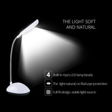 Load image into Gallery viewer, 2 PCS Flexible Adjustable Portable Bedroom Reading Desk Lamp LED Night Light for Children