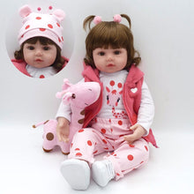 Load image into Gallery viewer, NPK Adorable Lifelike Silicone Baby Girl Doll
