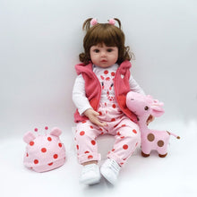 Load image into Gallery viewer, NPK Adorable Lifelike Silicone Baby Girl Doll