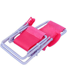 1:6 Folding Canvas Beach Chair Recliner for Barbie Doll
