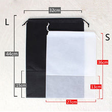 Load image into Gallery viewer, 10 PCS Waterproof Shoes Storage Bag Pouch Portable Travel Organizer Drawstring Bag Cover Non-Woven Organizer, 32x44cm, 27x36cm