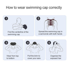 Load image into Gallery viewer, Glossy Seamless Pure Silicone High Elasticity Professional Swimming Cap, Glossy Seamless (Blue), Glossy Seamless (White), Glossy Seamless (Red), Glossy Seamless (Purple), Glossy Seamless (Yellow)