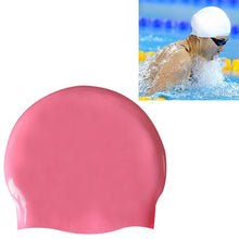 Load image into Gallery viewer, Glossy Seamless Pure Silicone High Elasticity Professional Swimming Cap