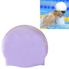 Load image into Gallery viewer, Glossy Seamless Pure Silicone High Elasticity Professional Swimming Cap, Glossy Seamless (Blue), Glossy Seamless (White), Glossy Seamless (Red), Glossy Seamless (Purple), Glossy Seamless (Yellow)