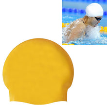 Load image into Gallery viewer, Glossy Seamless Pure Silicone High Elasticity Professional Swimming Cap