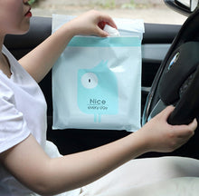 Load image into Gallery viewer, 15 PCS Creative Cute Car Garbage Bag Paste-type Cleaning Bag for Car Interior
