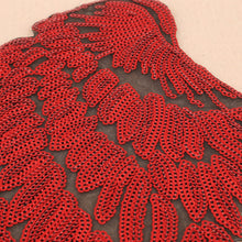 Load image into Gallery viewer, A Pair Sequin Feather Wing Shape Clothing Patch Sticker DIY Clothing Accessories, Small 20.5 x 10cm Gold, Middle 26.5 x 26cm Gold, Large 33.5 x 32cm Gold, Small 20.5 x 10cm Silver, Middle 26.5 x 26cm Silver, Large 33.5 x 32cm Silver                    ...