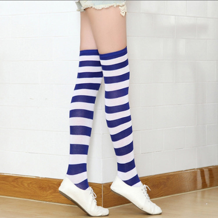Children Color Striped Stockings Japanese Thigh Socks
