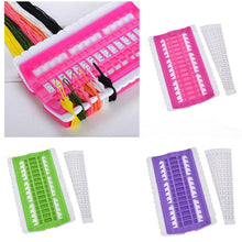 Load image into Gallery viewer, Cross Stitch Embroidery Special Tool 30 Hole Cable Arranger Threader Needle Box Pin Winder