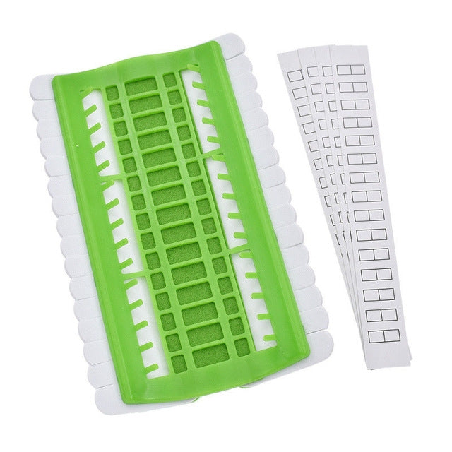 Cross Stitch Embroidery Special Tool 30 Hole Cable Arranger Threader Needle Box Pin Winder